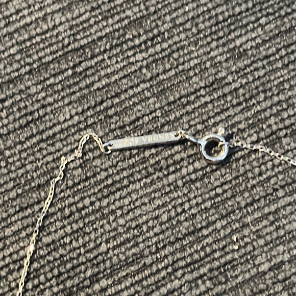 Kendra Scott 14k White Gold  HEART Pendant Necklace w White Diamonds - Picture 4 of 6